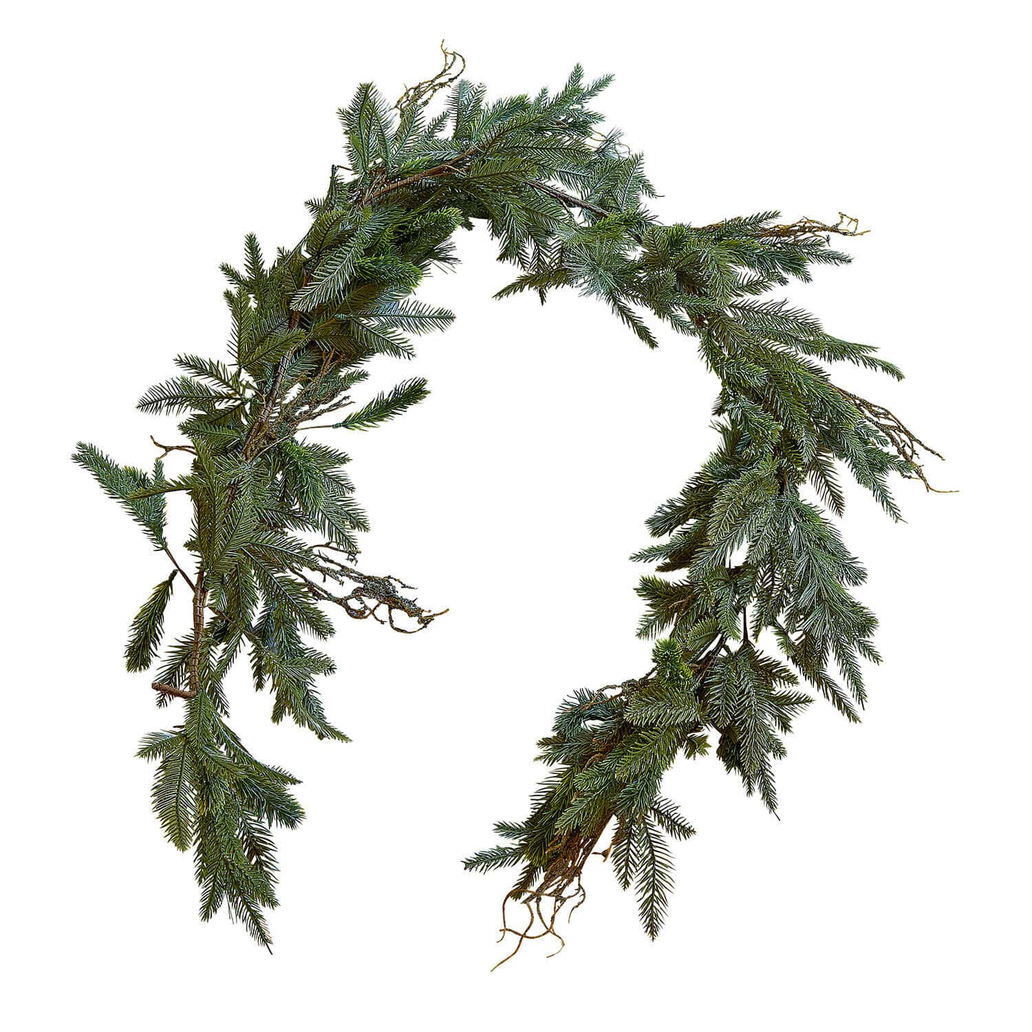 Guirlande Dolomera Decoratieve krans van groene dennen takken voor kerstinterieurdecoratie
