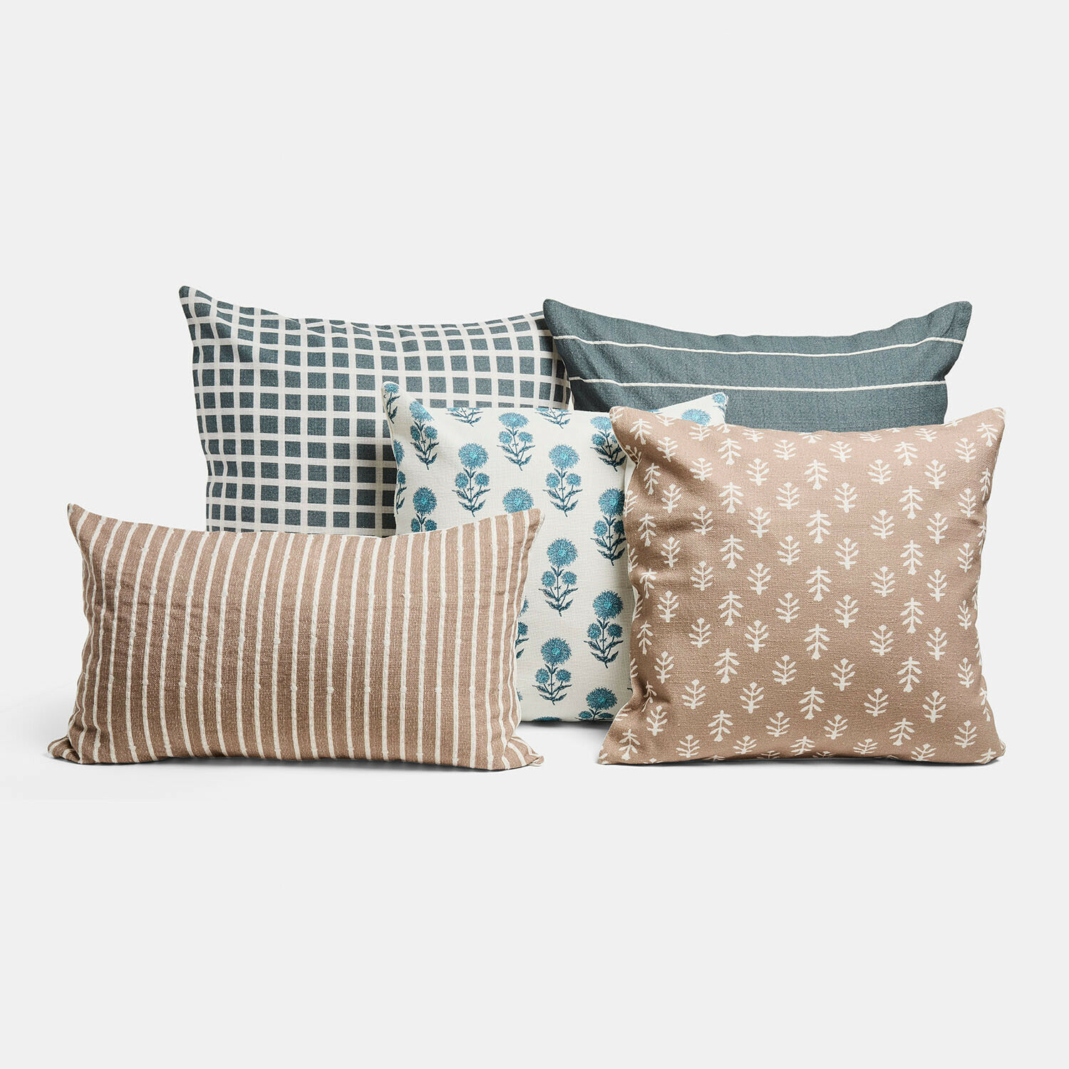 Lot de 5 housses de coussin Xantelle
