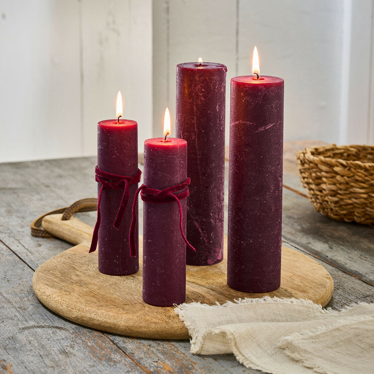 Lot de 4 bougies Avinal Lot de 4 bougies Avinal