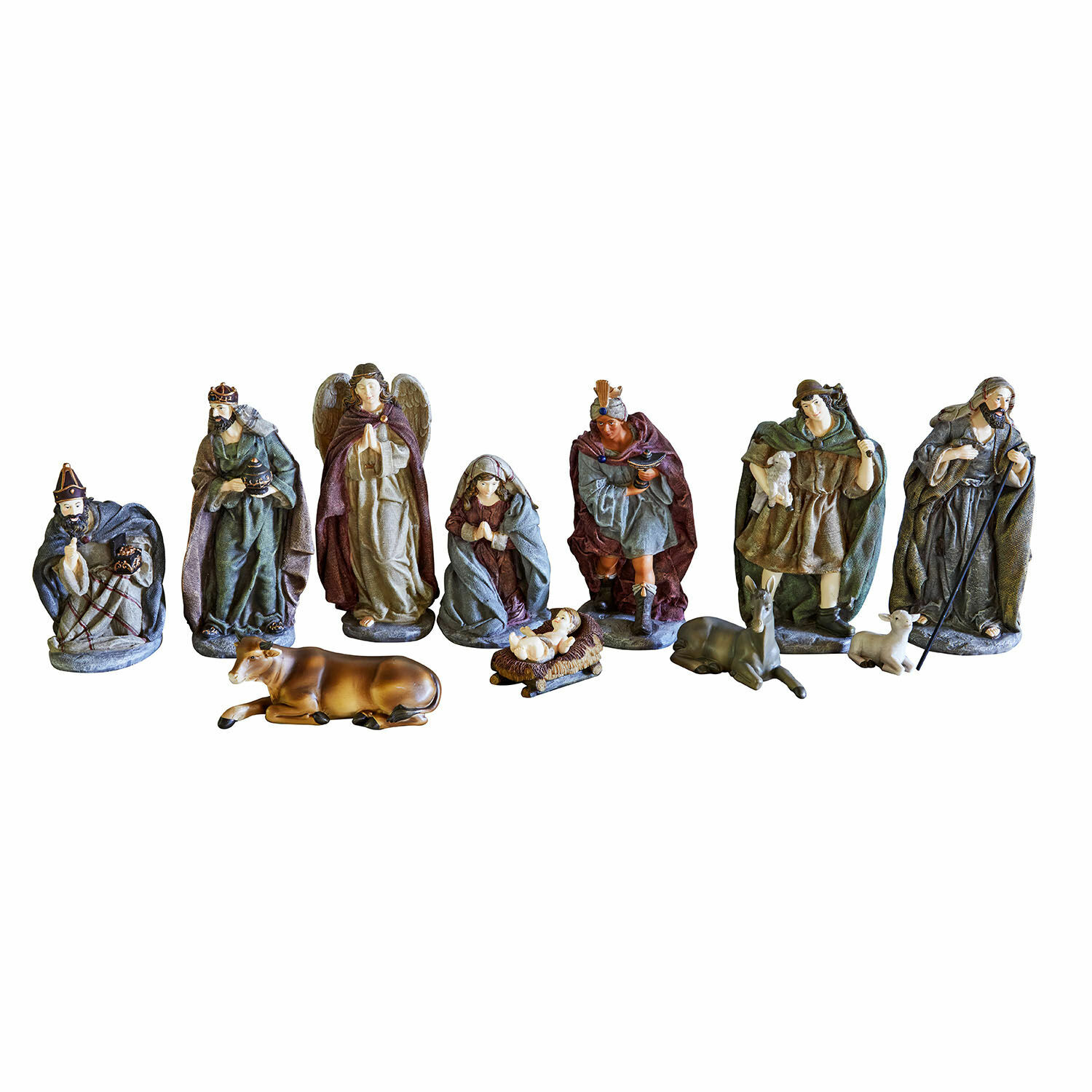 Kerststalfiguurtje set van 11 Luniva