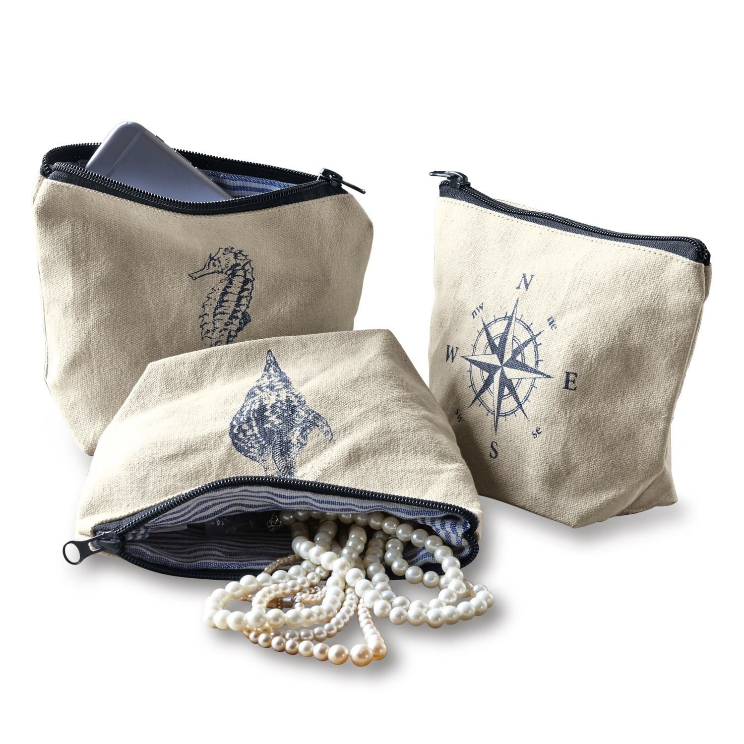 Lot de 3 pochettes Ruthi