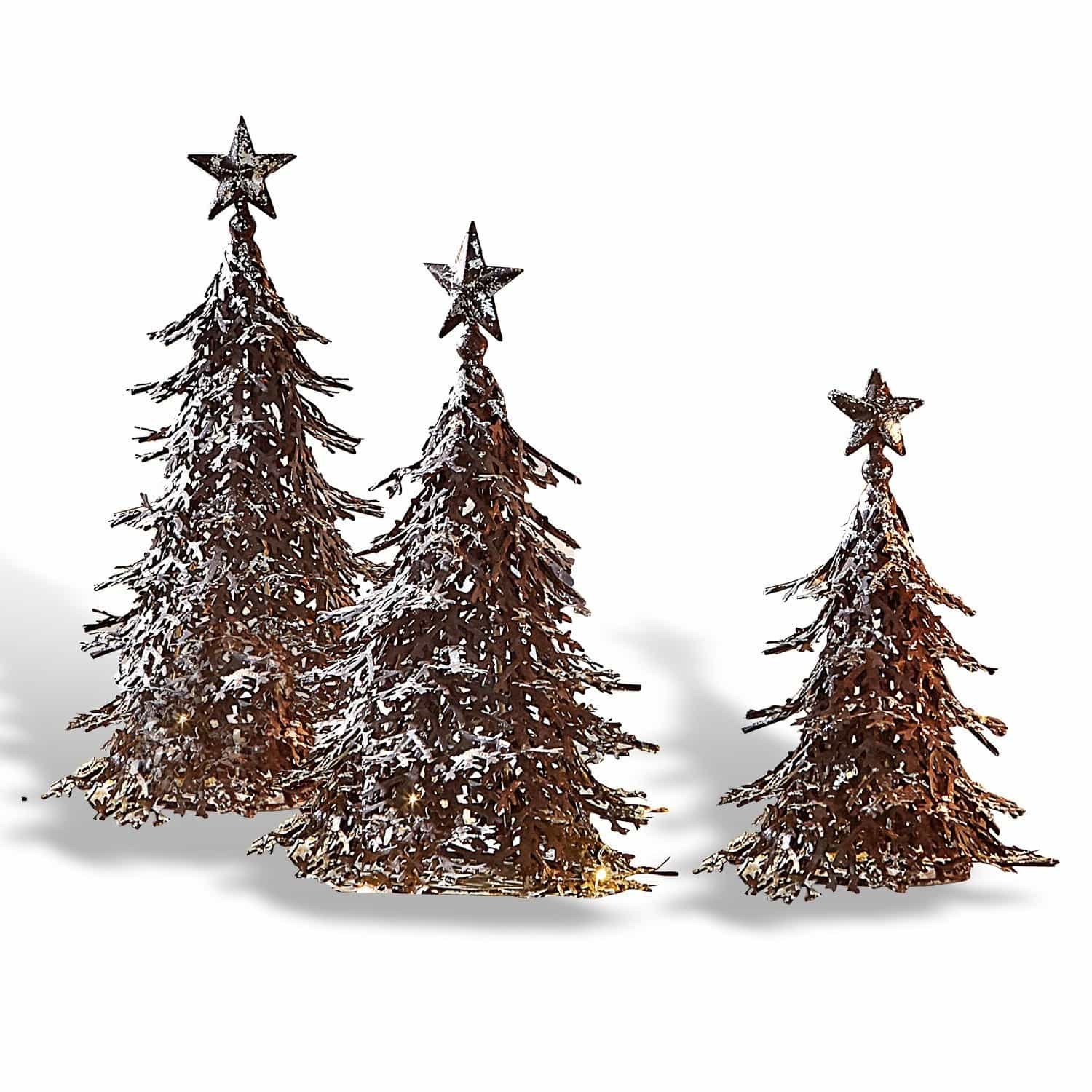 Lot de 3 sapins décoratifs Tennie