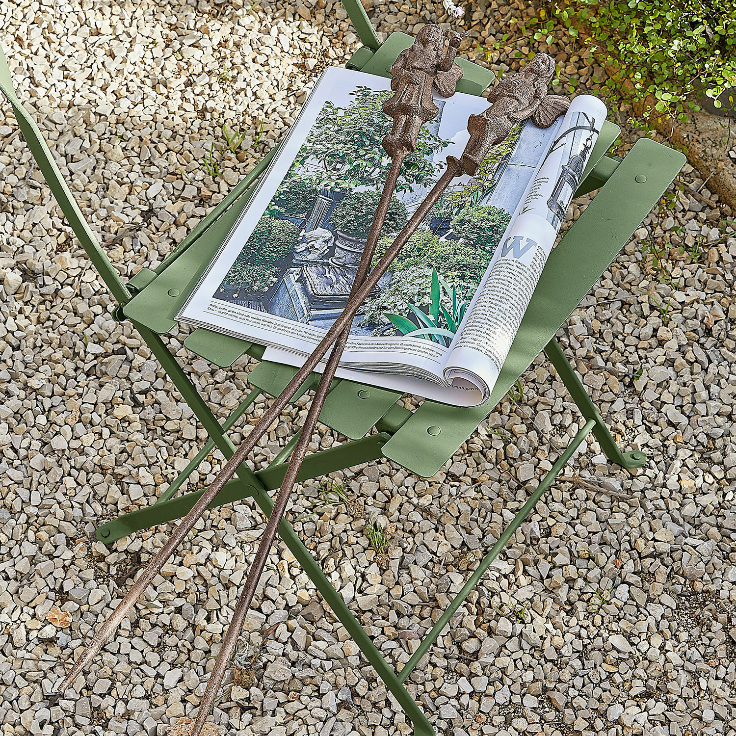 Lot de 2 piques de jardin Papille