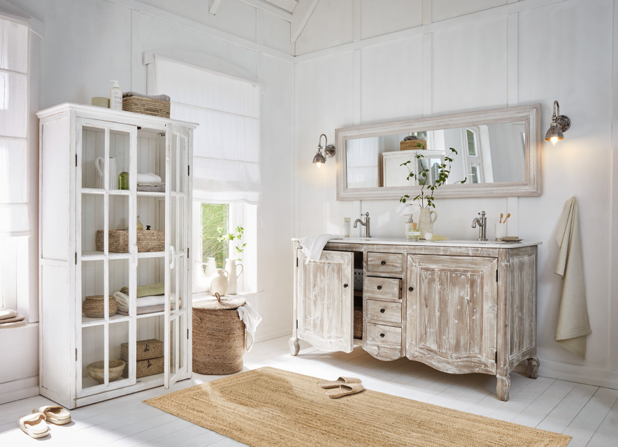 Home spa in shabby chic