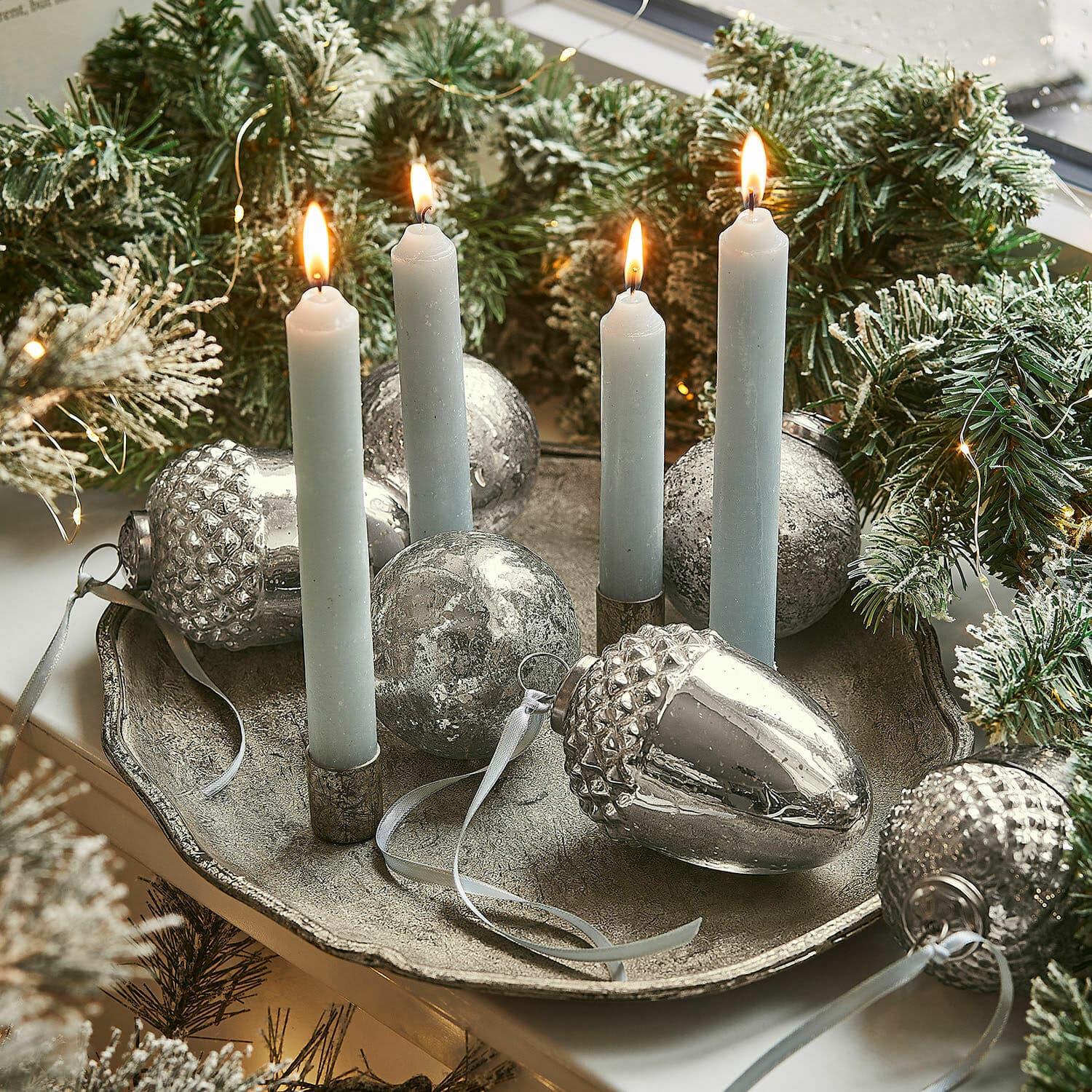 Lot de 6 boules de Noël Dorianne