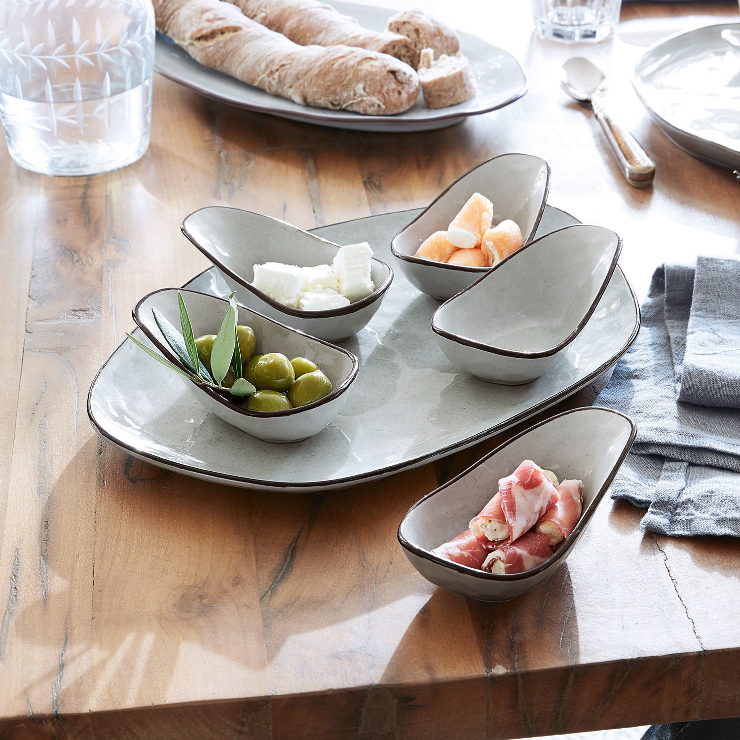 Serveerschaal set van 6 Biarré