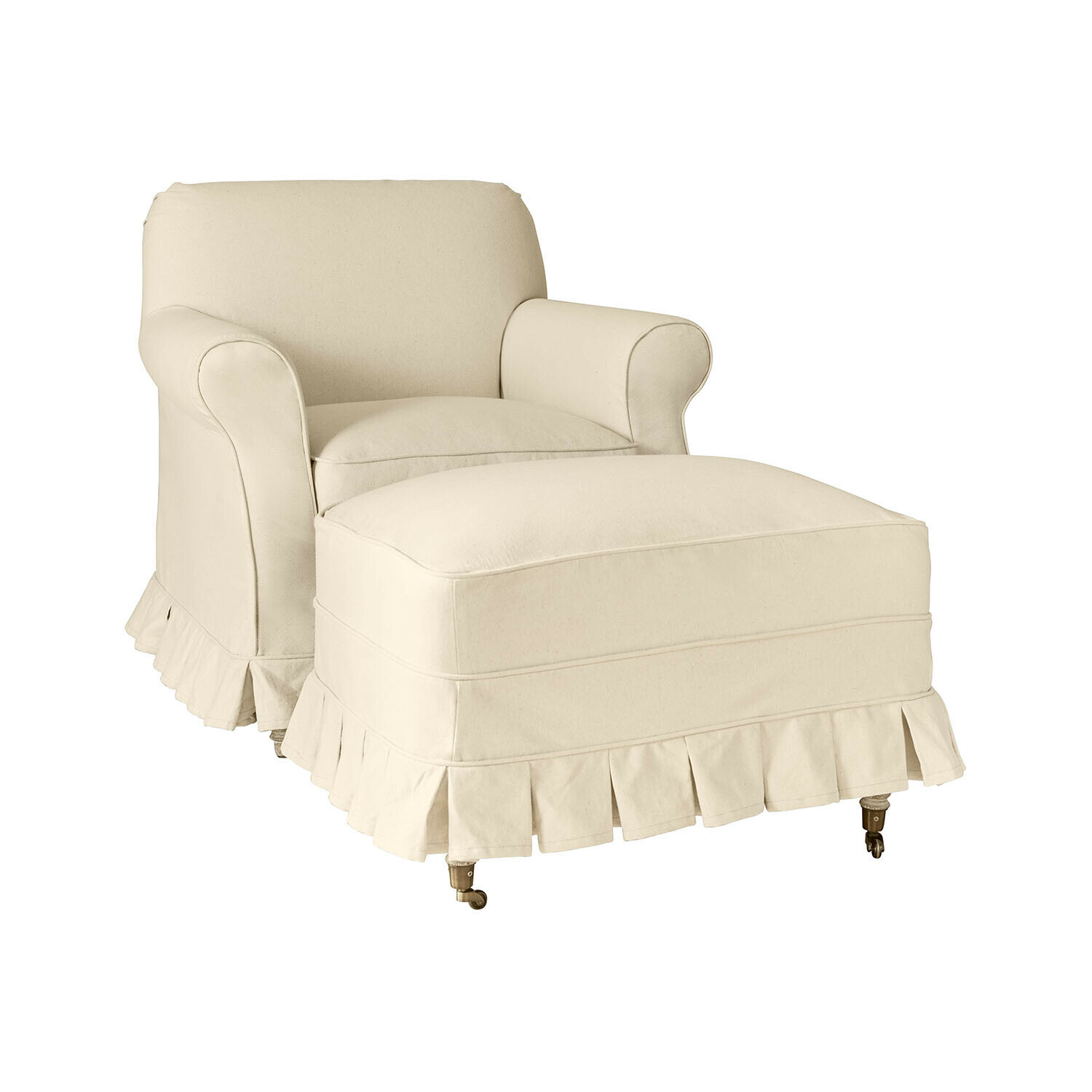 Fauteuil met hocker Dawnmere