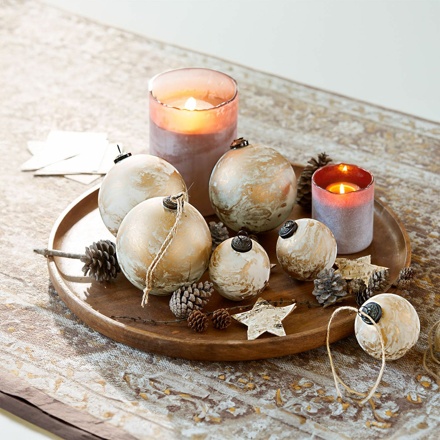 Lot de 6 boules de Noël Nymeria