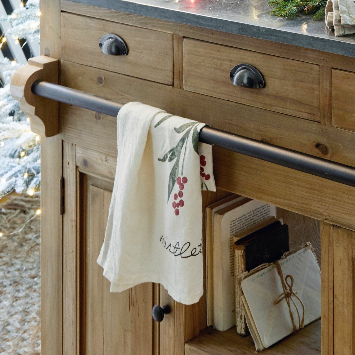 Lot de 2 torchons Mistletoe