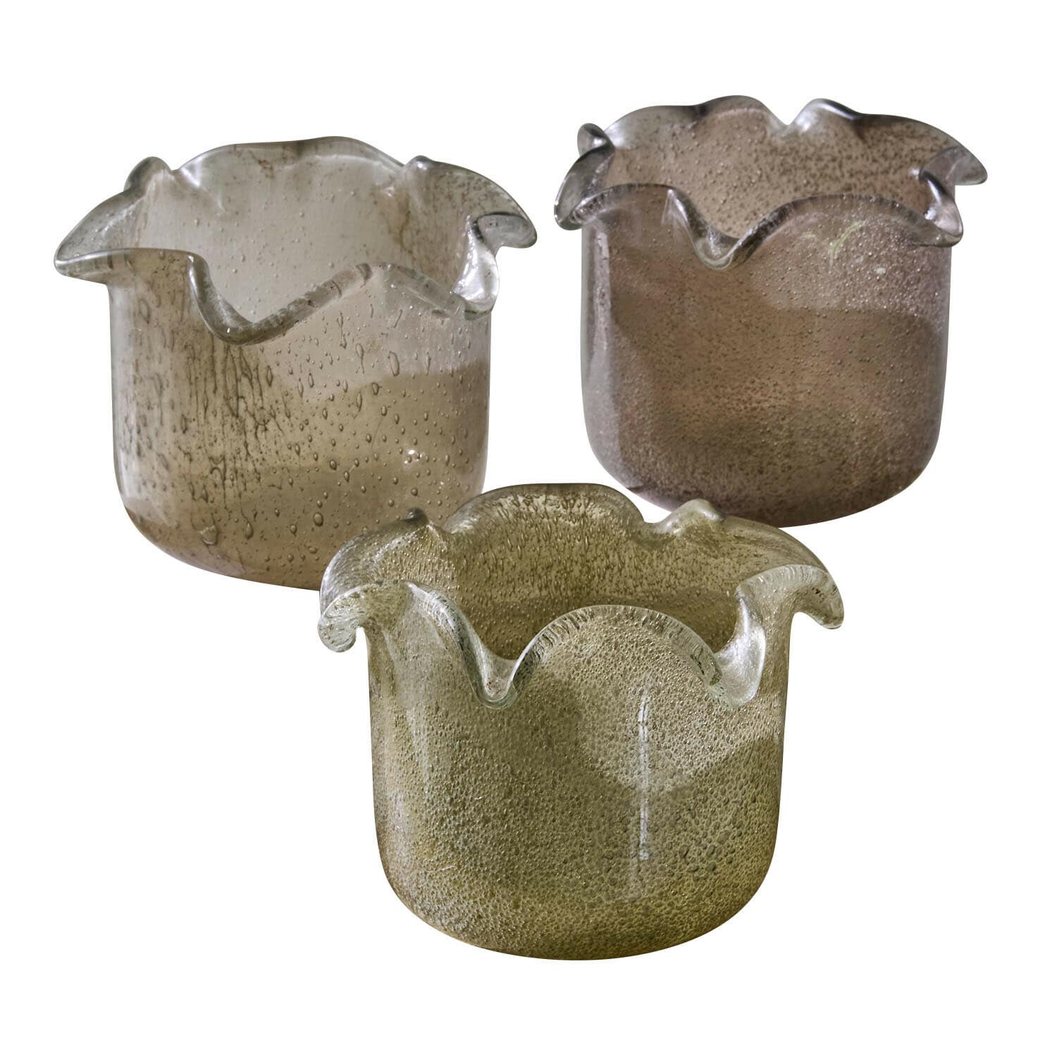 Lot de 3 photophores Venara