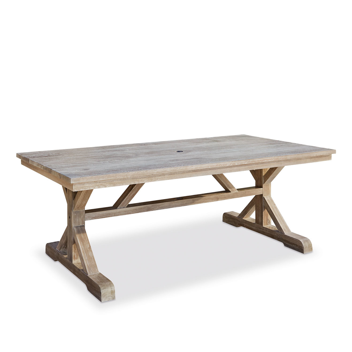 Tafel FSC®-100% Graslin Grote tuintafel van natuurlijk teakhout, perfect voor terras en tuin