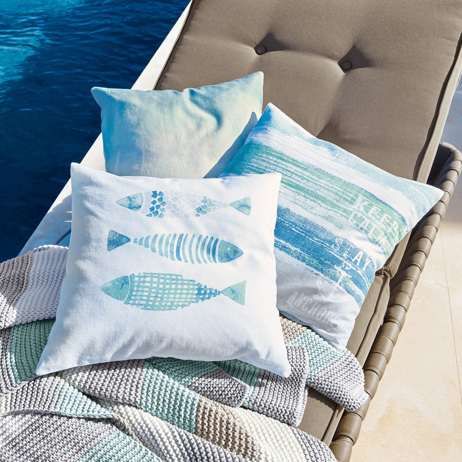 Lot de 3 housses de coussins Shad