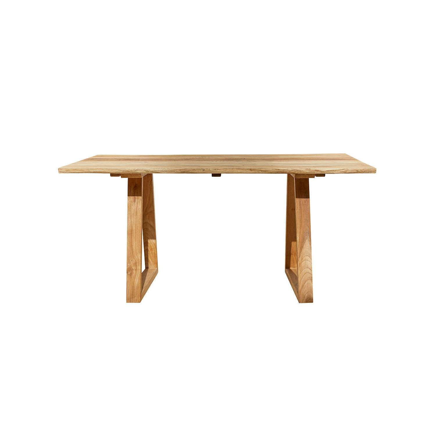 Table Saulny en bois marron au design simple et moderne pour salle à manger