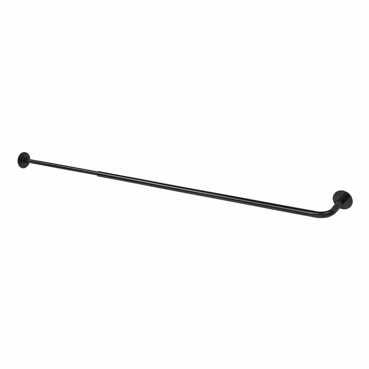 Tringle à rideaux d'angle avec 2 embrasses Belarune