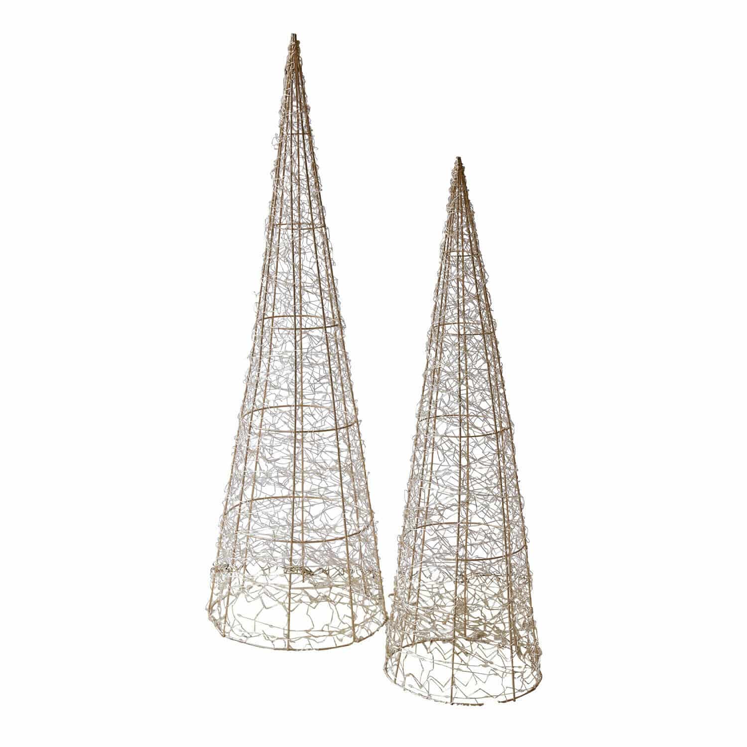 Lot de 2 sapins de Noël Oakworth