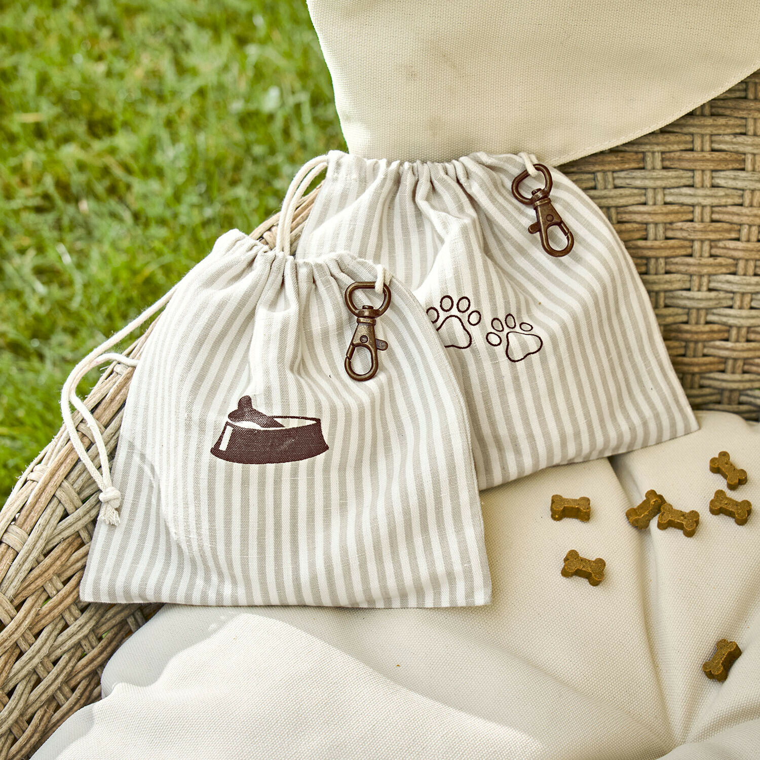 Lot de 2 pochettes, Marnja