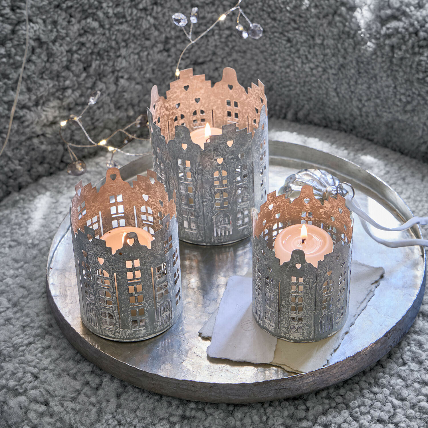 Kaarsenhouder set van 3 Jørnvik