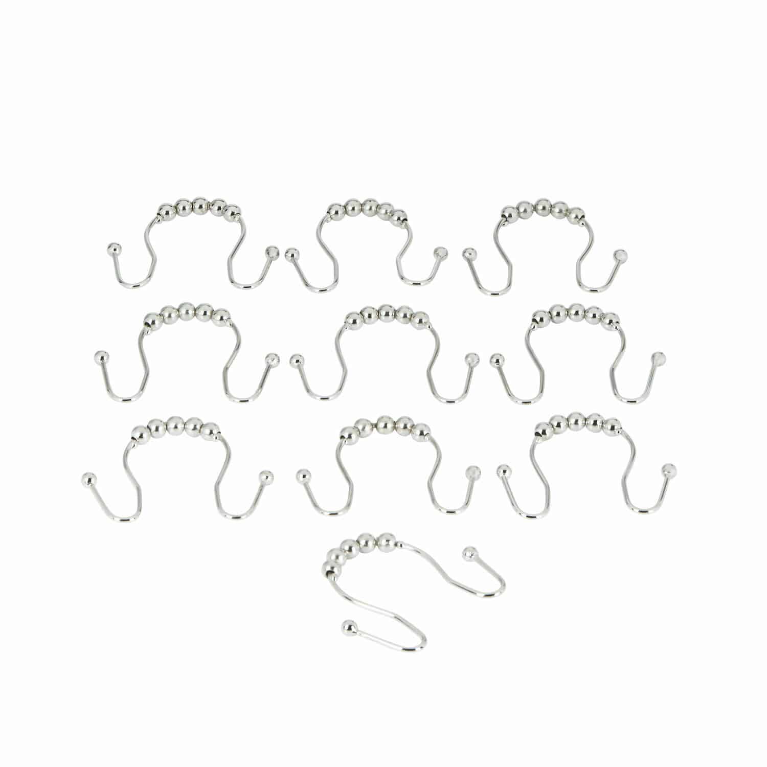 Lot de 10 anneaux pour rideaux Tarascon