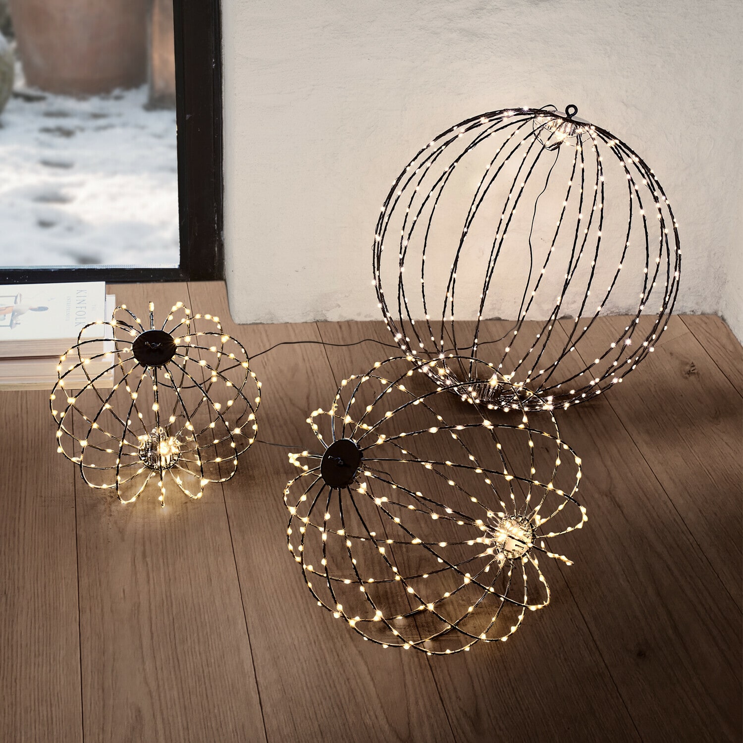 Ledlichtbol set van 3 Brilliante