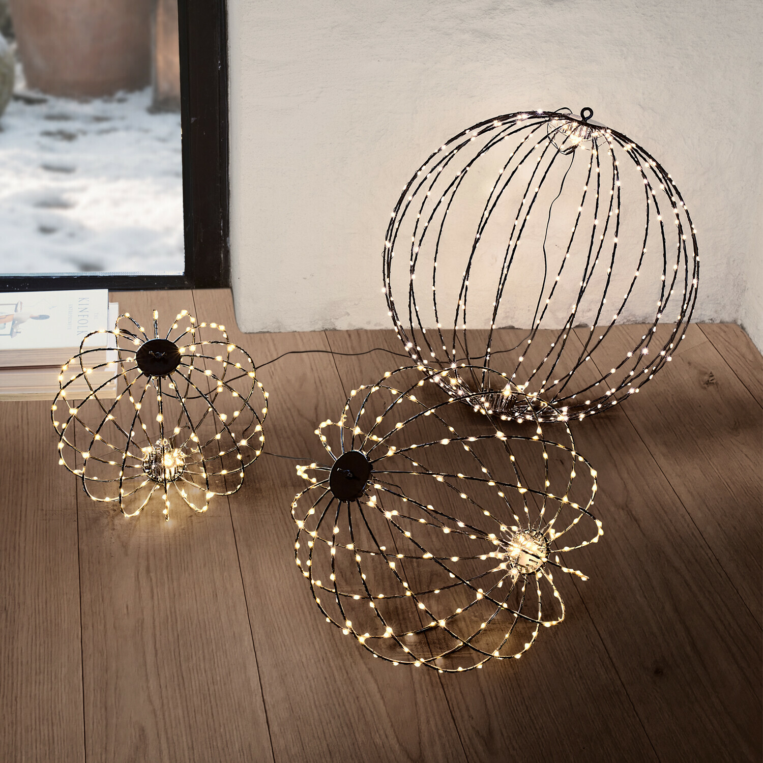 Lot de 3 boules LED Brilliante