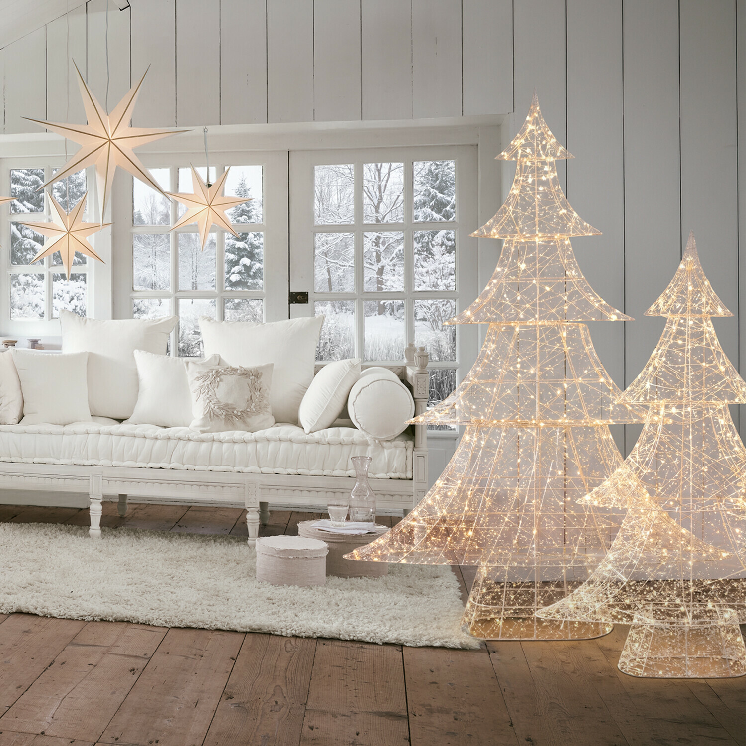 Ledboom set van 2 Frosthem