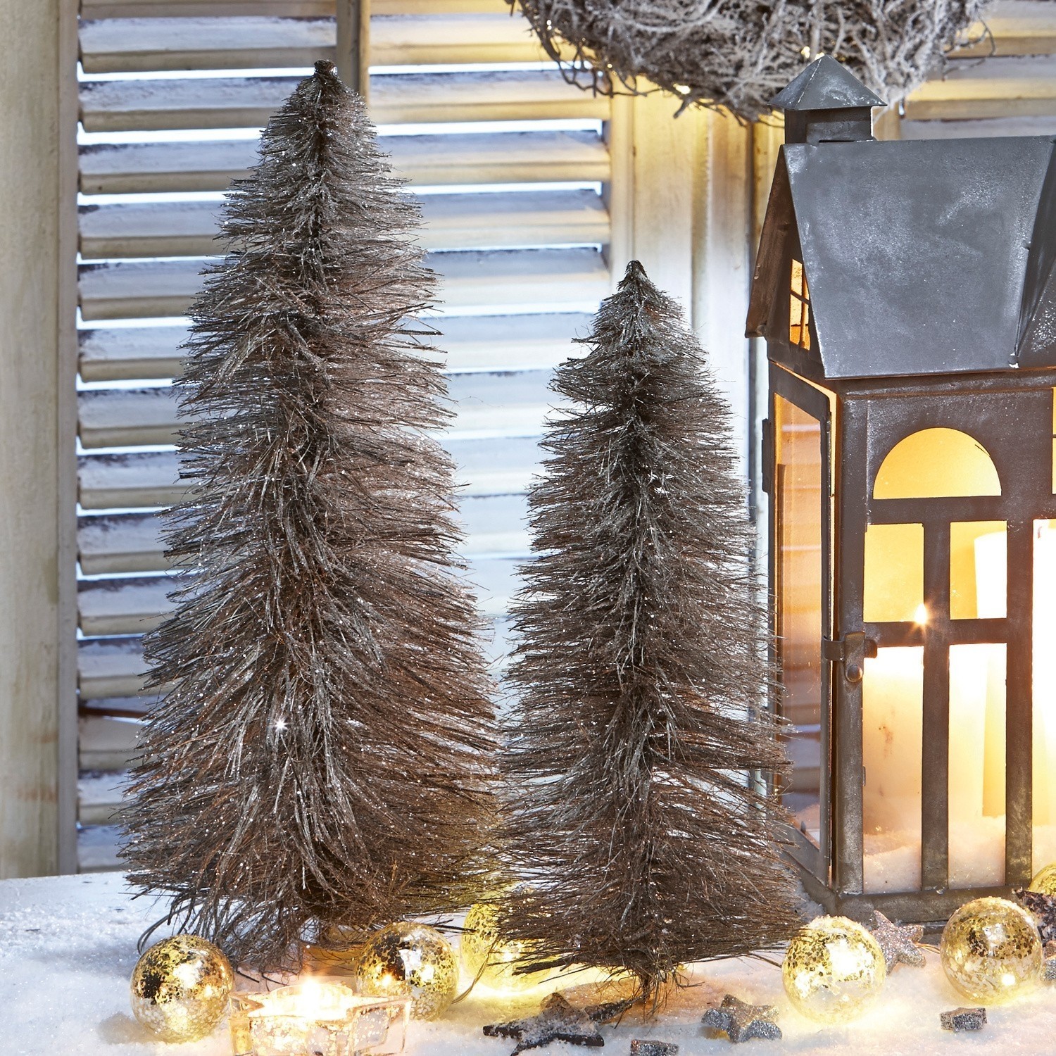 Lot de 2 décorations arbres Woodrow