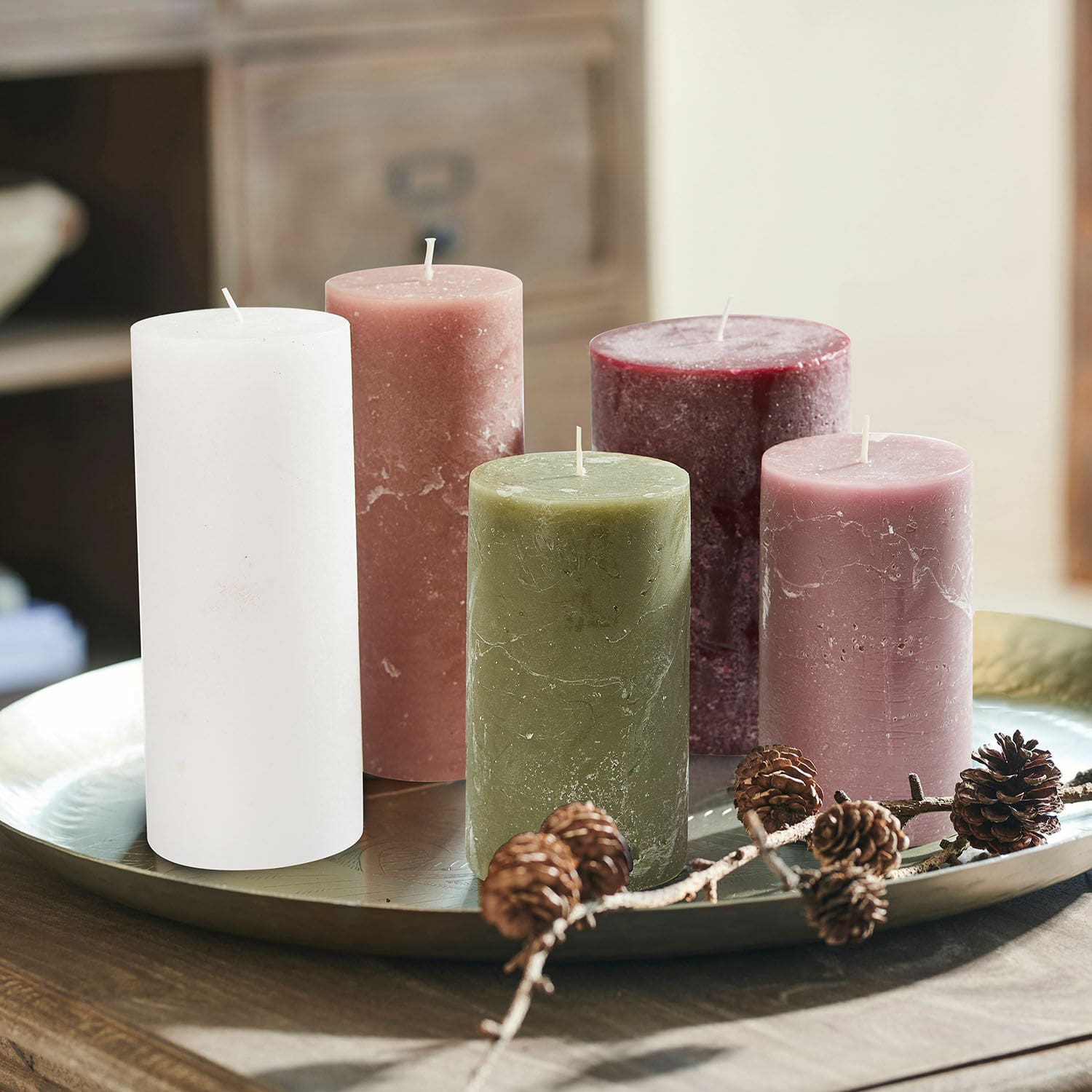 Lot de 5 bougies Panagra