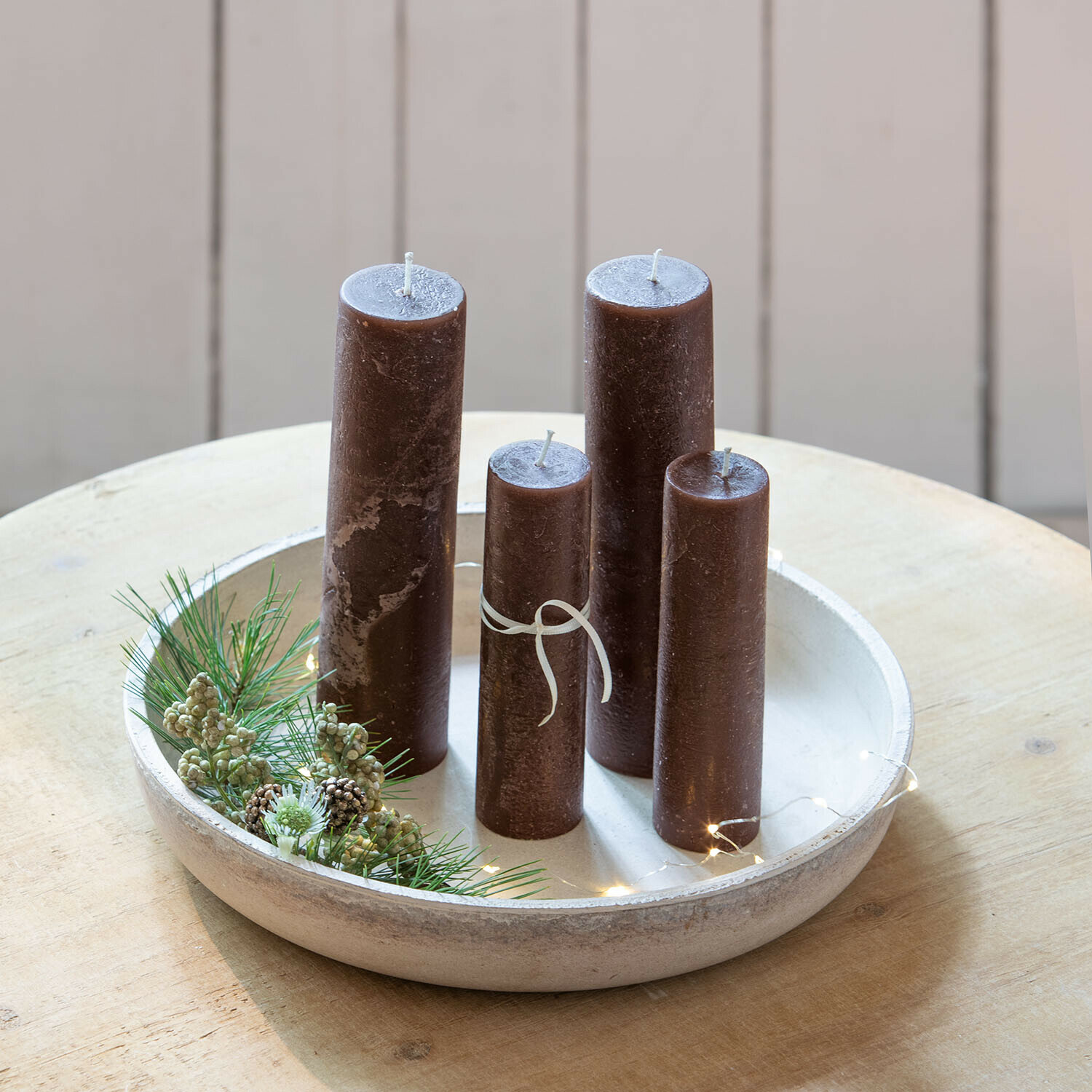 Lot de 4 bougies Avinal