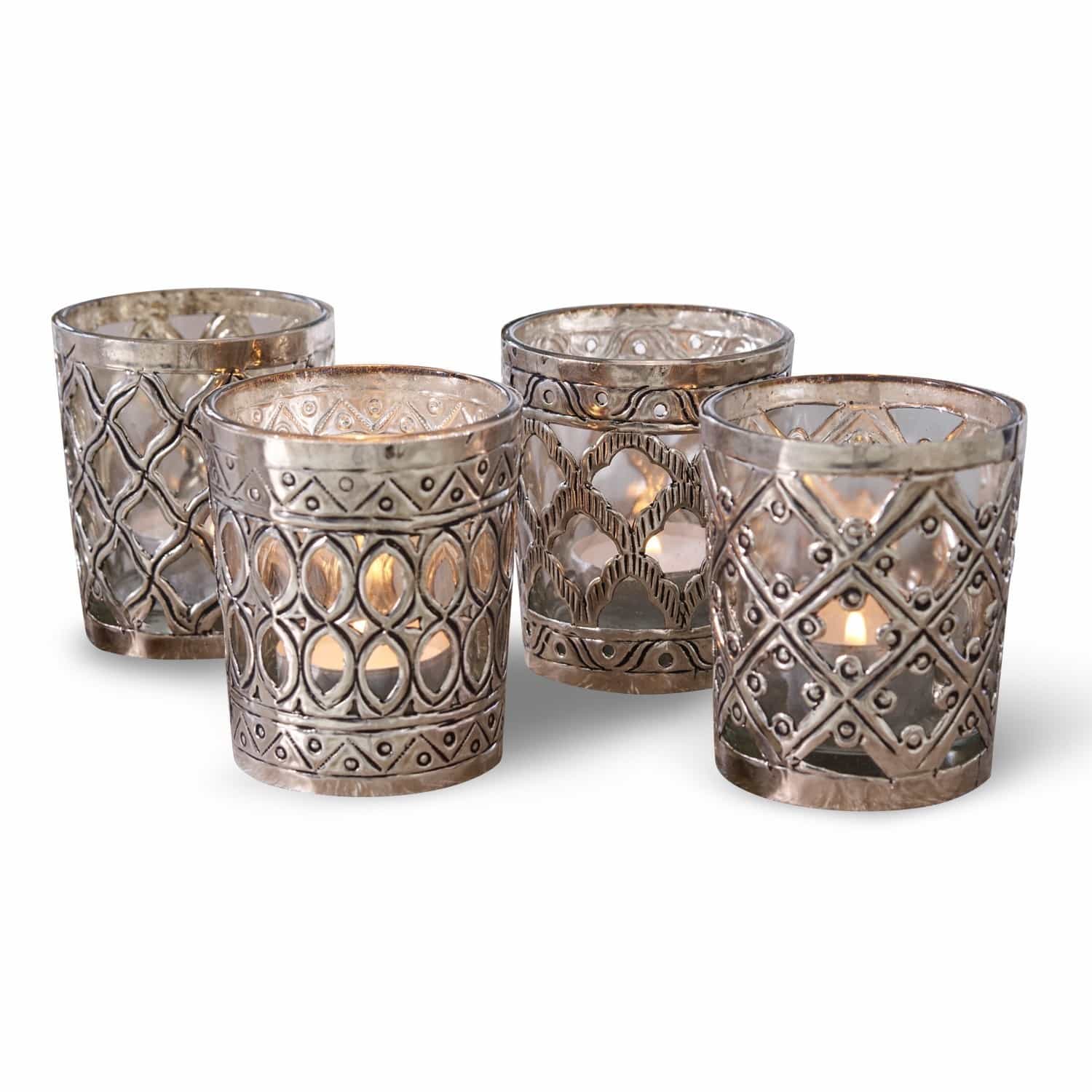 Windlicht set van 4 Ardah