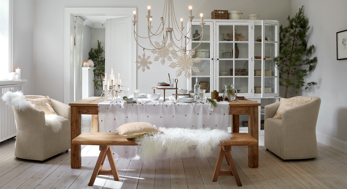 Gedekt met winterglans