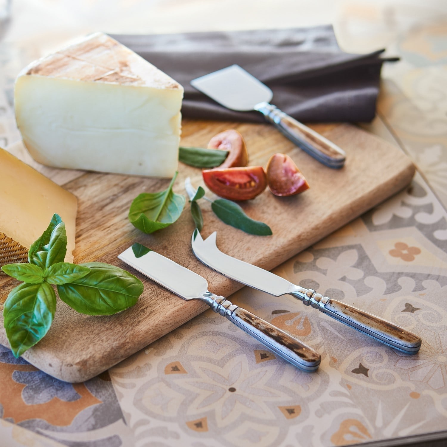 Lot de 3 couverts à fromage Prasville
