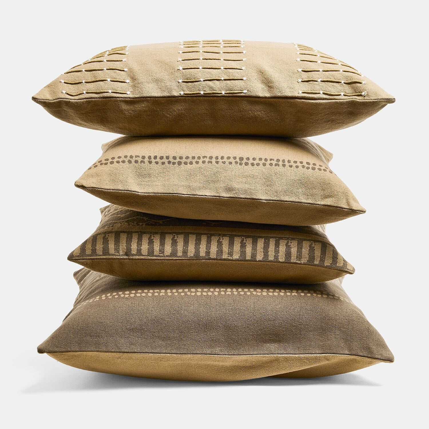 Lot de 4 housses de coussins Patti