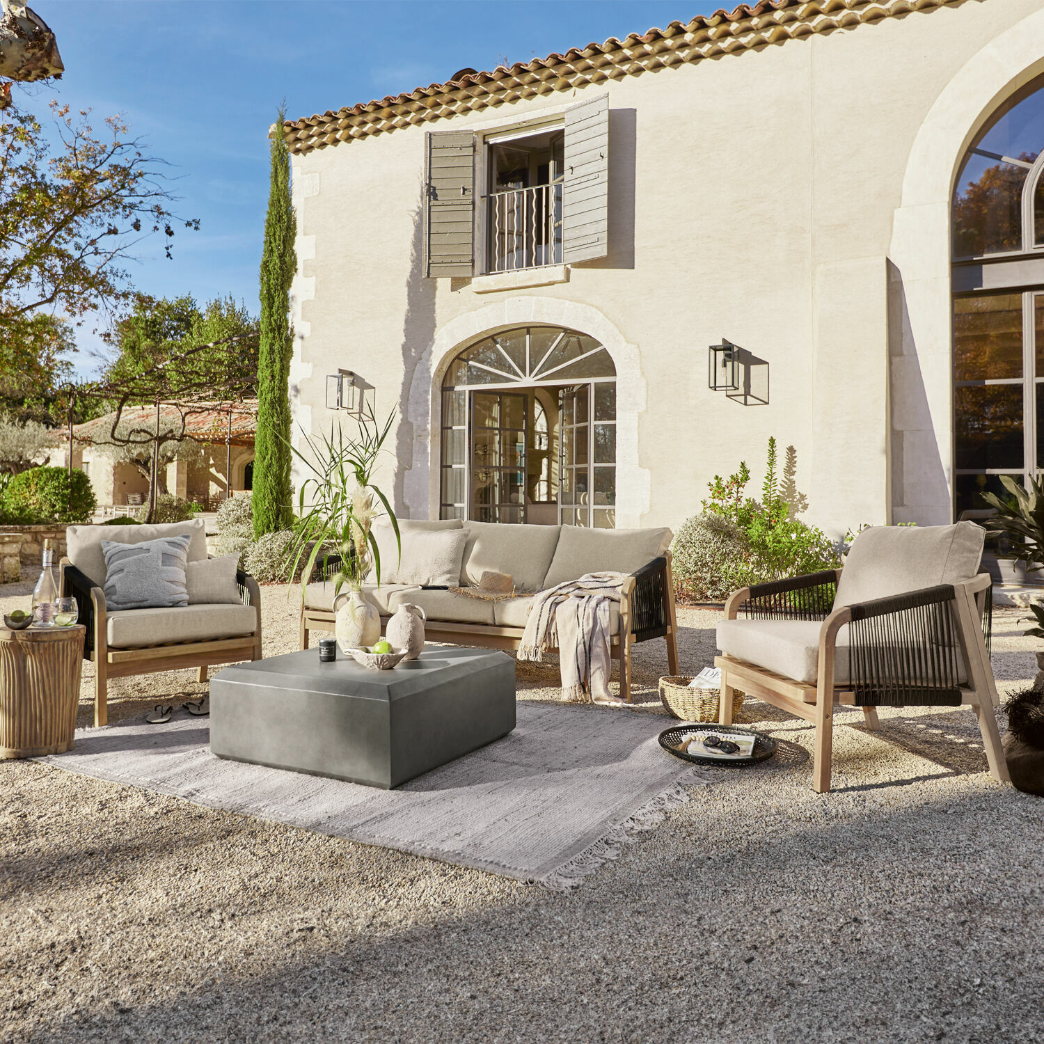Salon de jardin FSC®-100% Shreveport