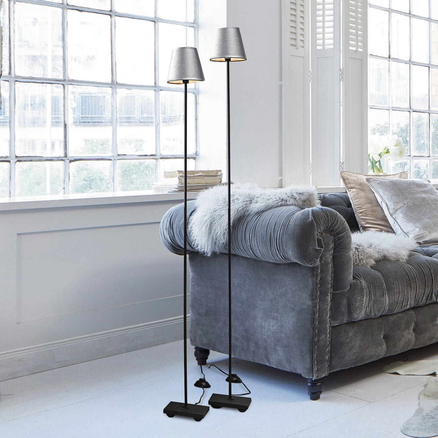 Lot de 2 lampadaires Tacoma