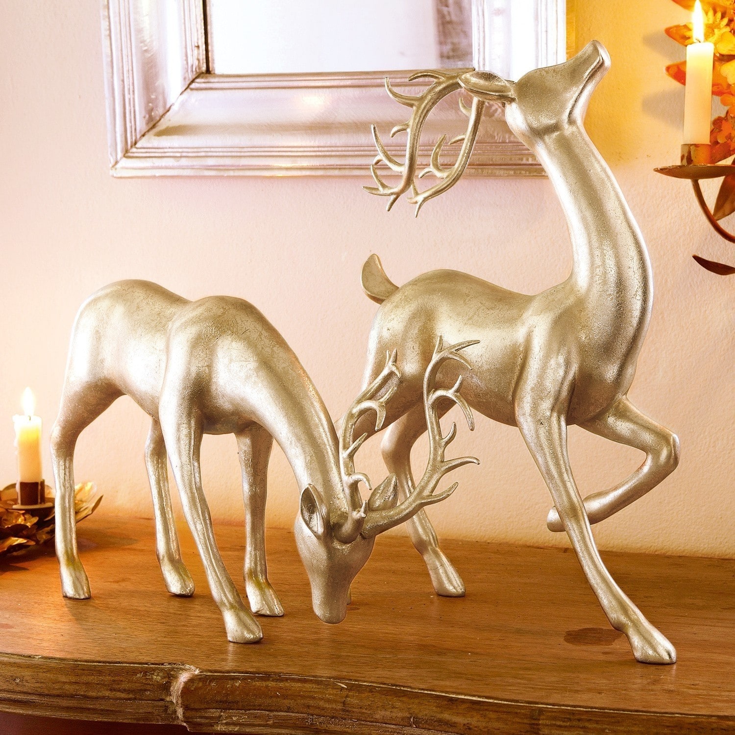 Lot de 2 cerfs Rudy´s