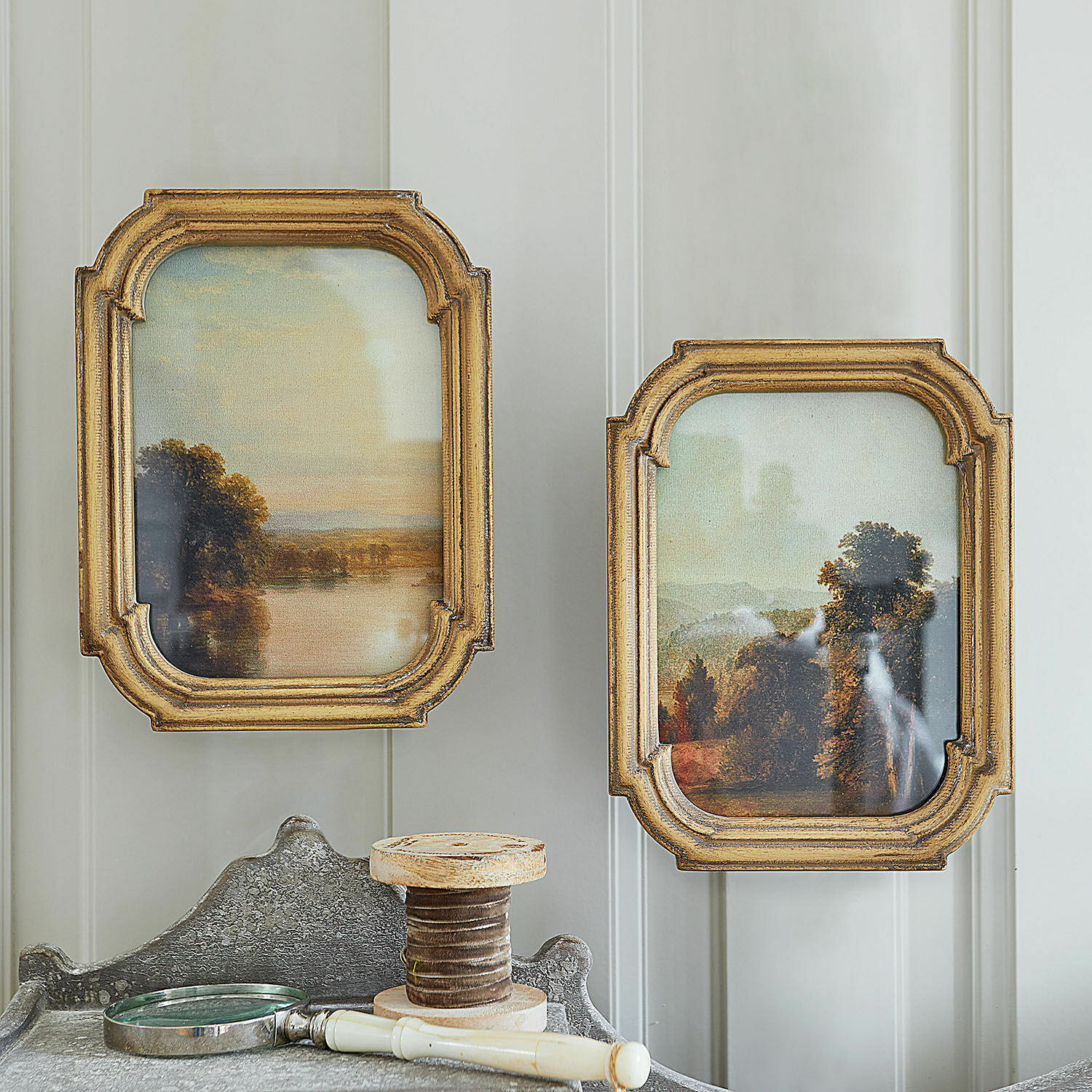 Schilderij set van 2 Fleuroix