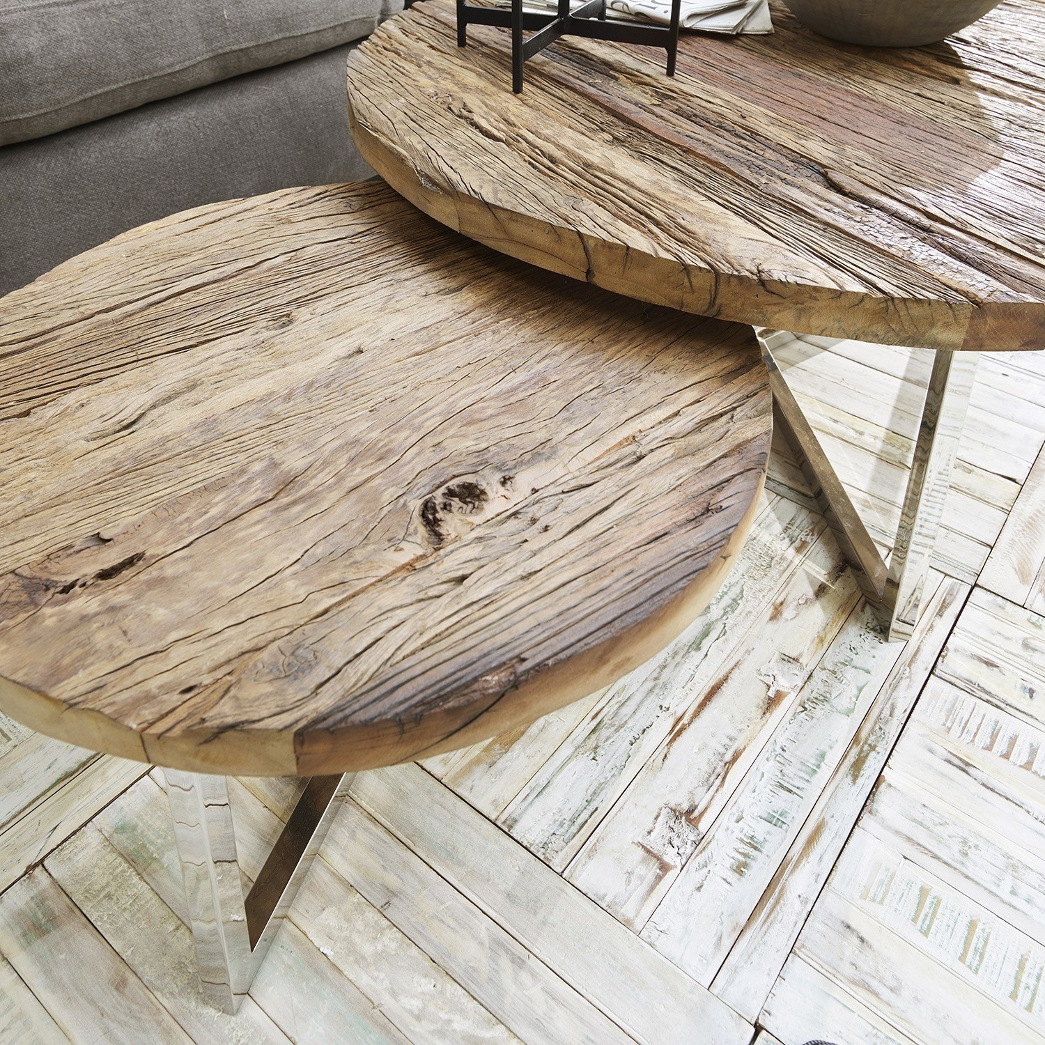 Lot de 2 tables basses Nevada