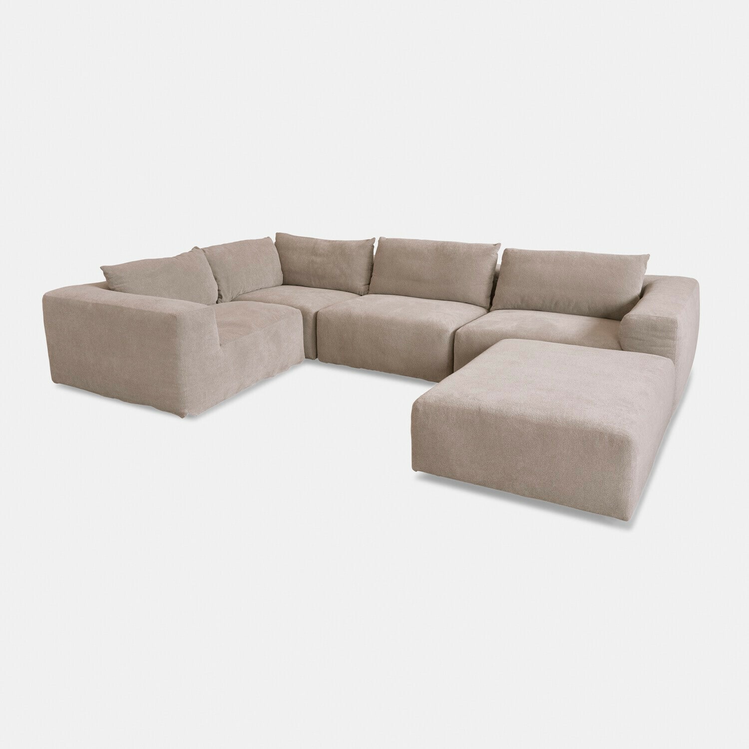 Canapé modulable avec pouf Northcombe