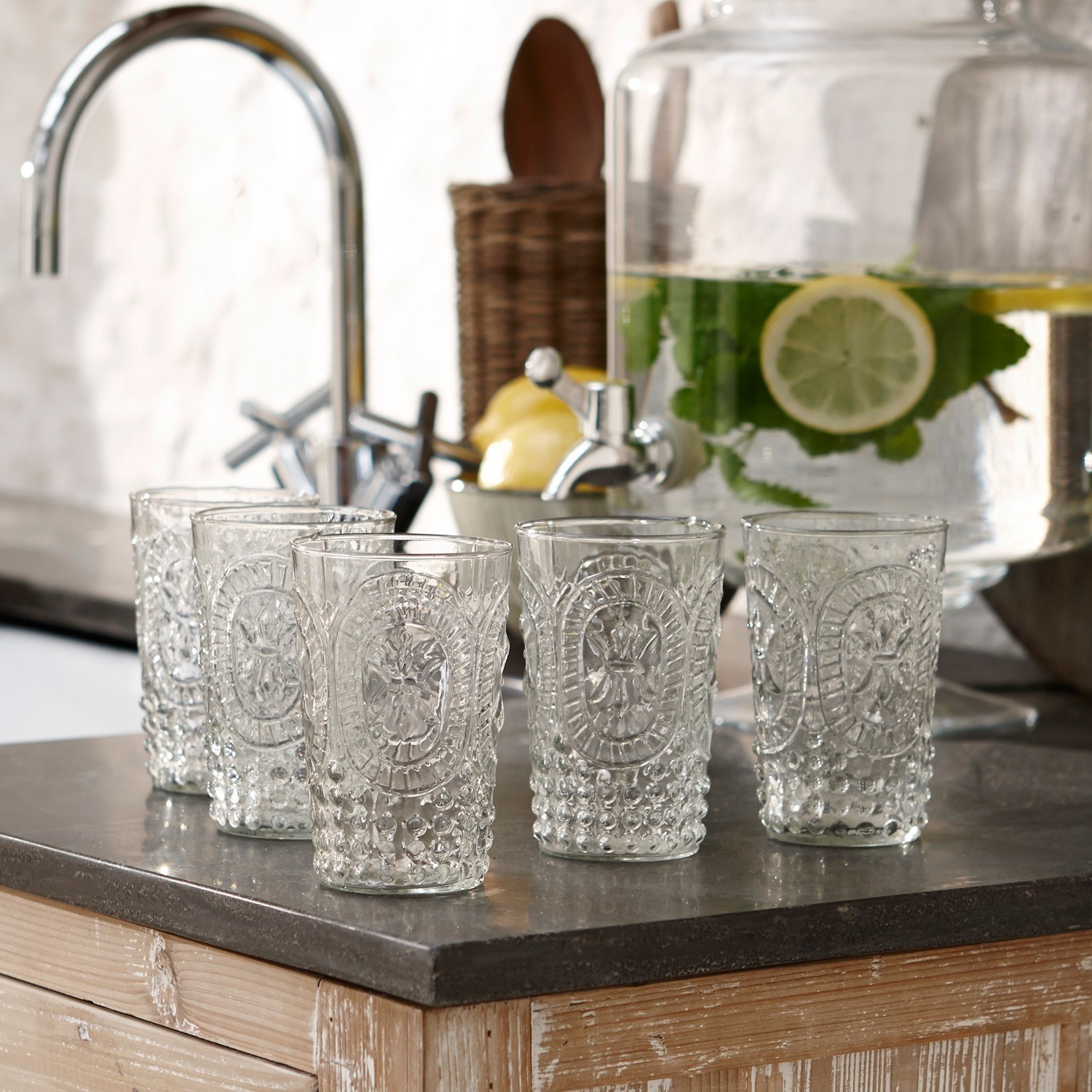 Lot de 6 verres Fleury