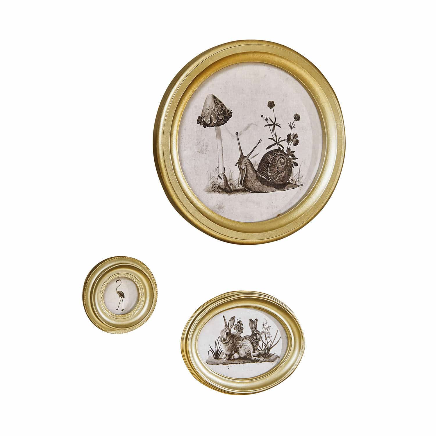 Muurdecoratie set van 3 Atriana