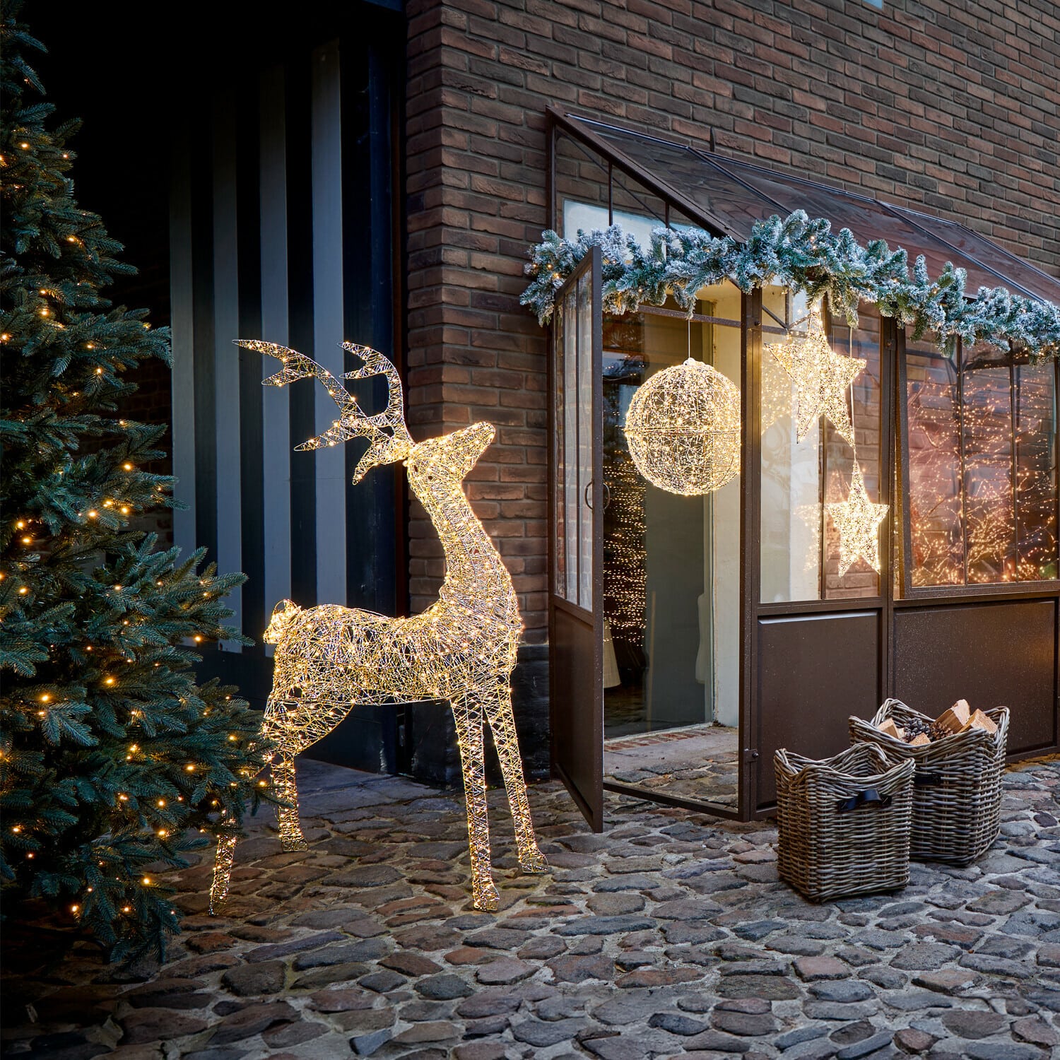 Hert met ledverlichting Elanari
