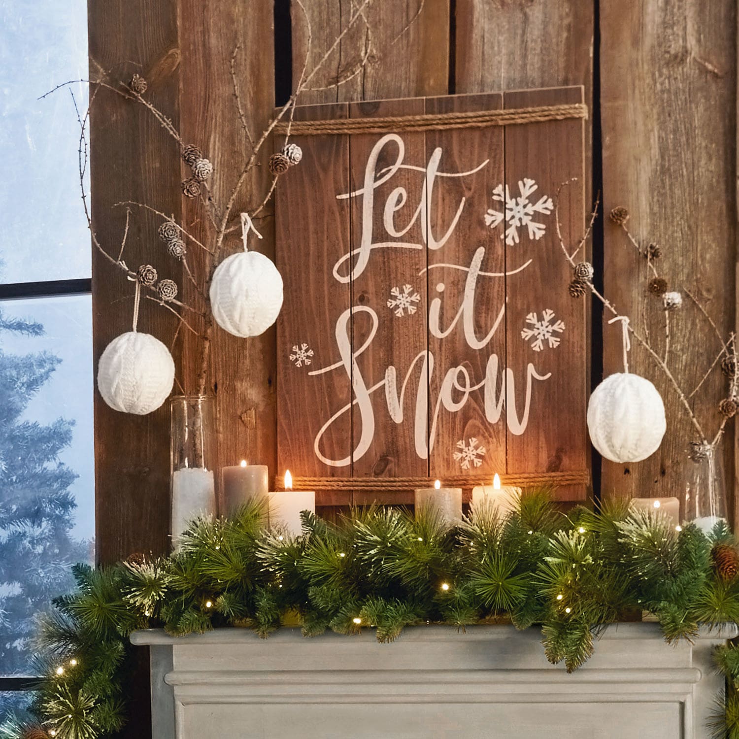 Lot de 3 suspensions de Noël Bidos