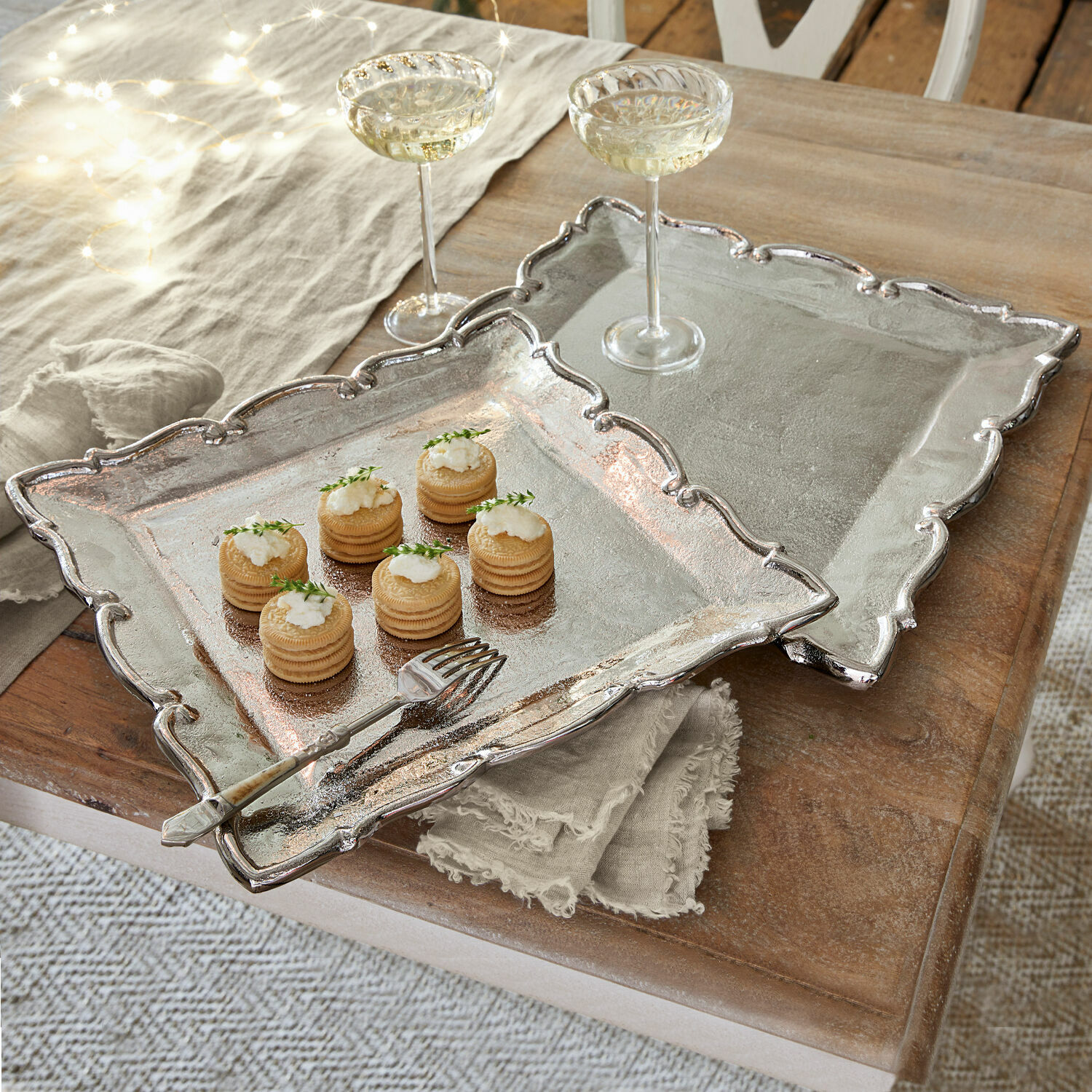 Lot de 2 plateaux Trevor