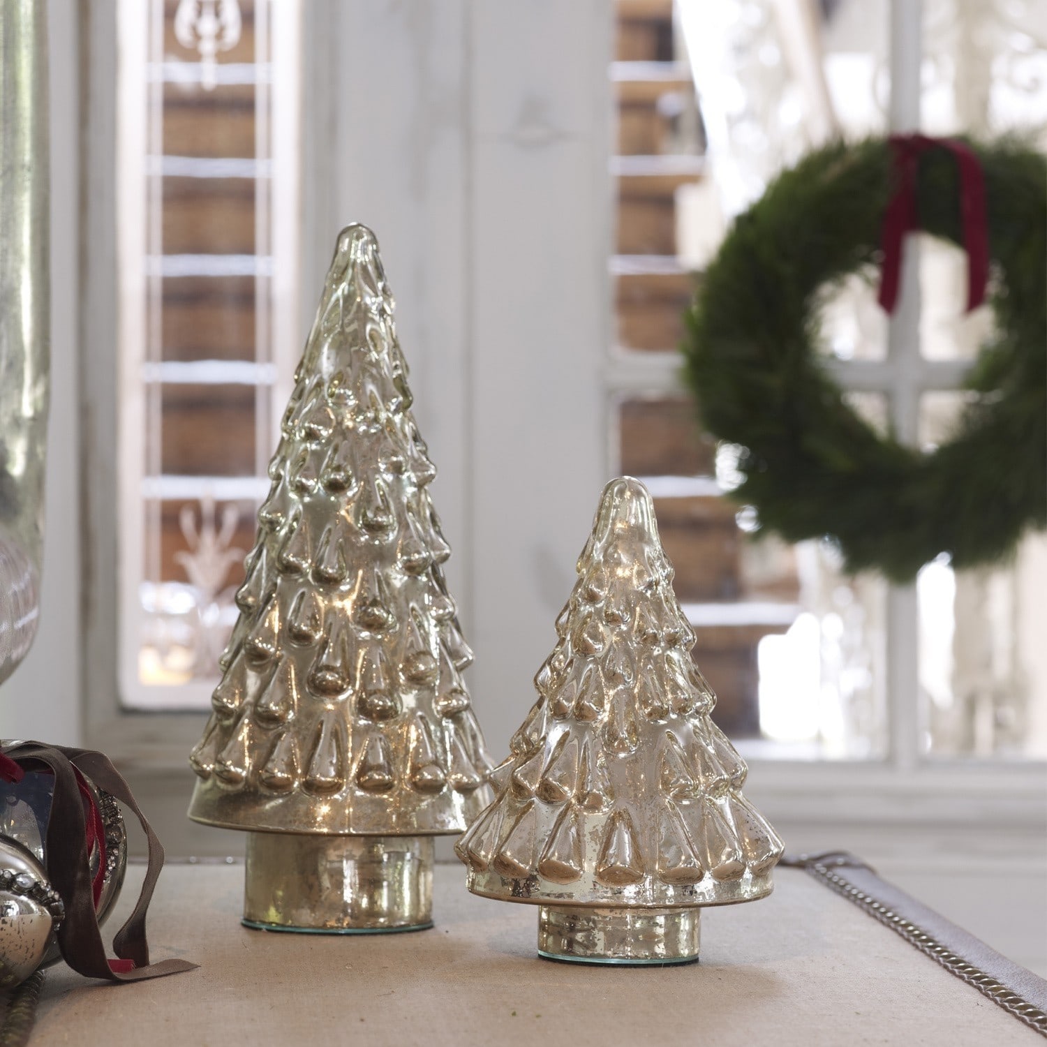 Lot de 2 sapins décoratifs Ruben