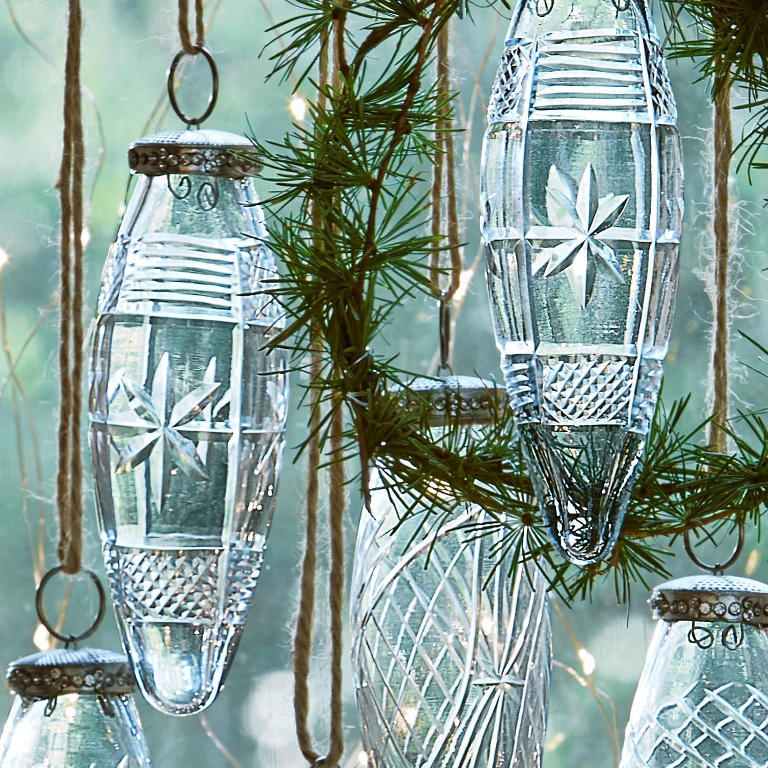 Lot de 6 décorations de Noël Loulay