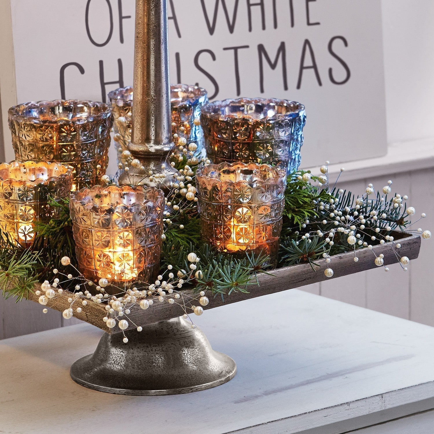 Lot de 6 décorations de Noël Estella