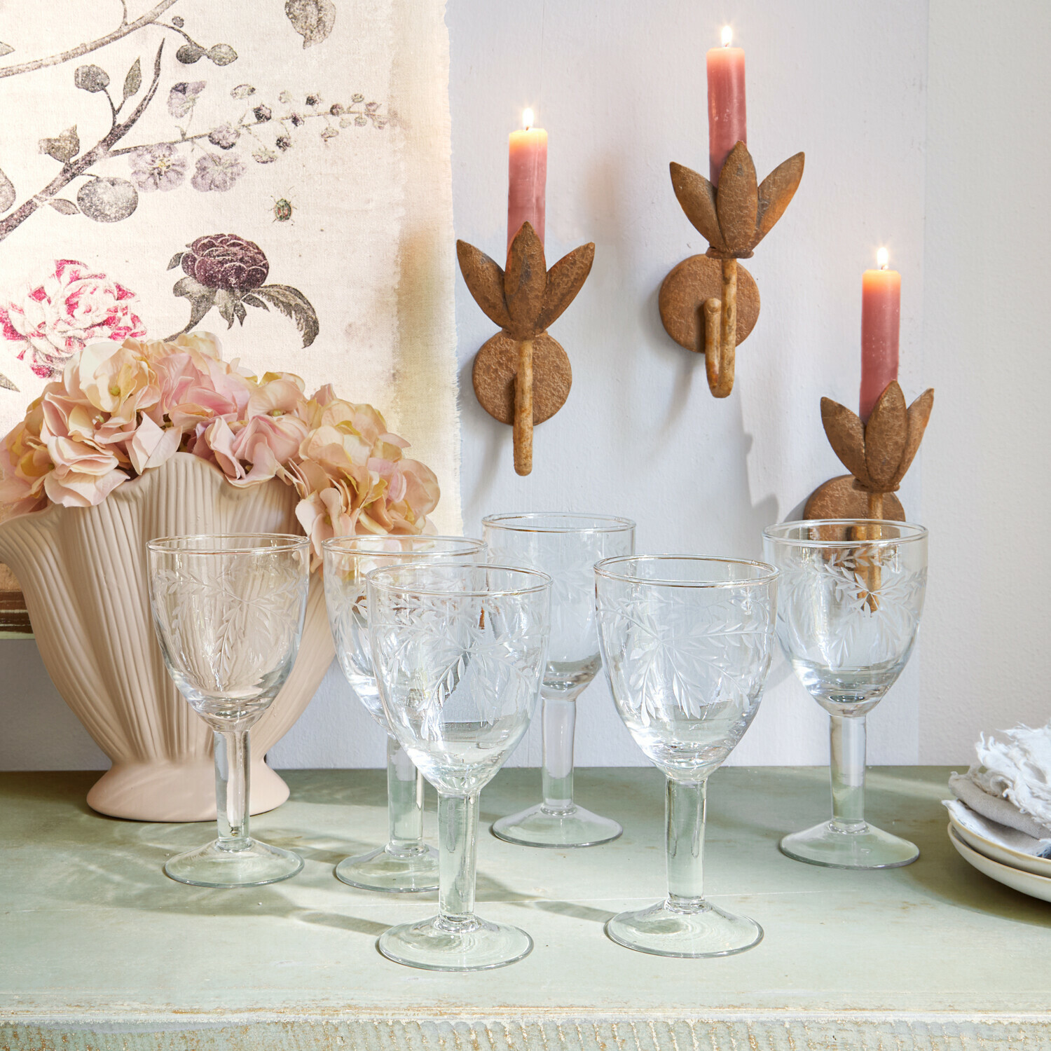 Lot de 6 verres Florineau