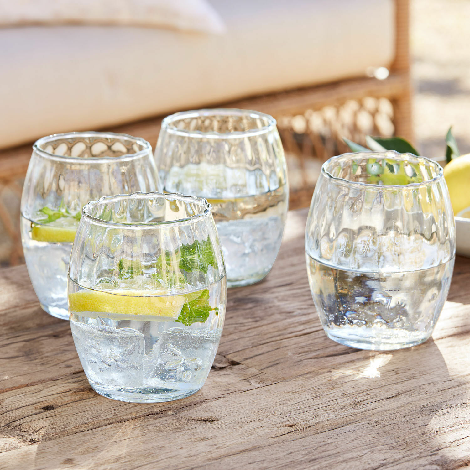Lot de 4 verres Bourgavin