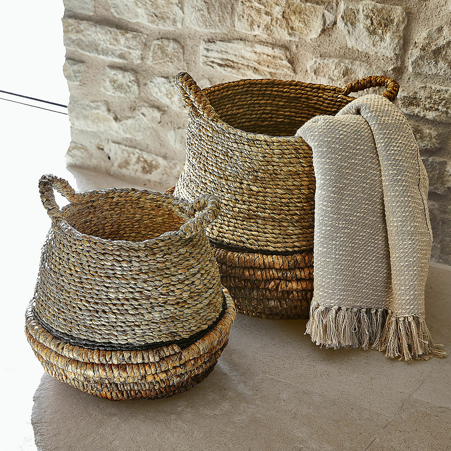 Lot de 2 paniers Zémeline