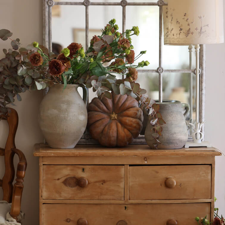 L’entrée se pare des merveilles de l’automne